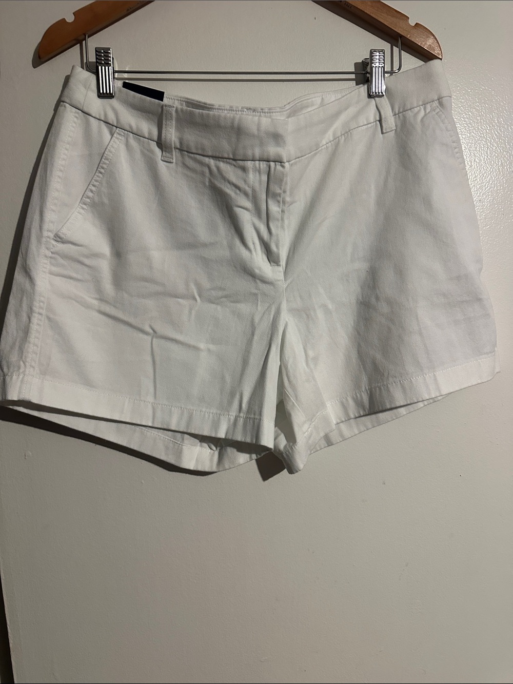 J. Crew White Tailored Women's Bermuda Shorts